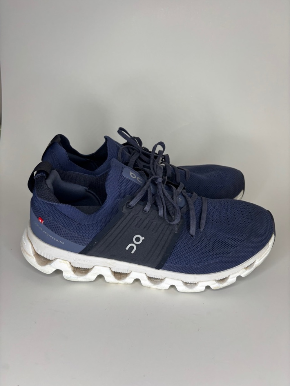 On Cloudswift Mens Blue Running Shoes Helion CloudTec Sneakers US 12.5 EU 47.5